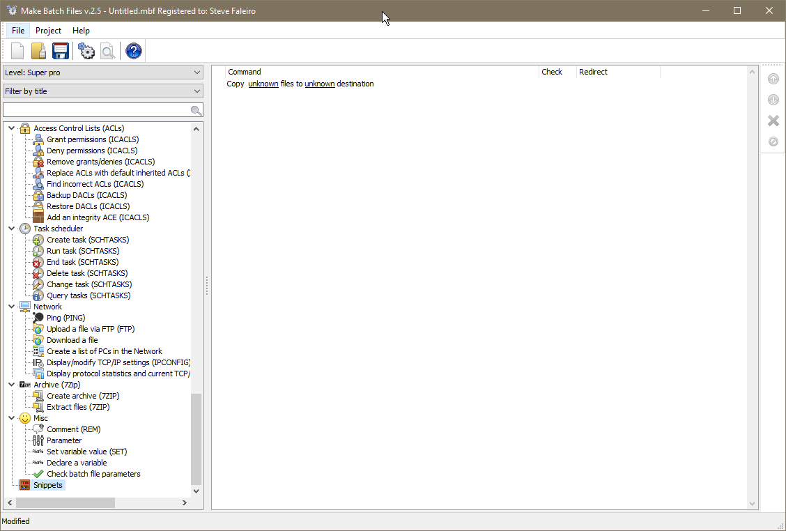 Windows 8 Make Batch Files full
